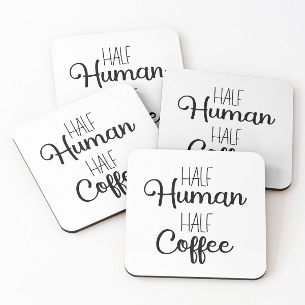 Item preview, Half Human Half Coffee designed and sold by AmazingViews.