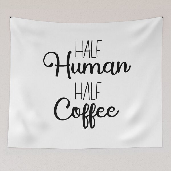 Item preview, Half Human Half Coffee designed and sold by AmazingViews.