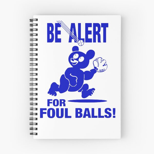 Item preview, BE ALERT FOR FOUL BALLS SHIRT AND STICKER  designed and sold by BraveryisBold.
