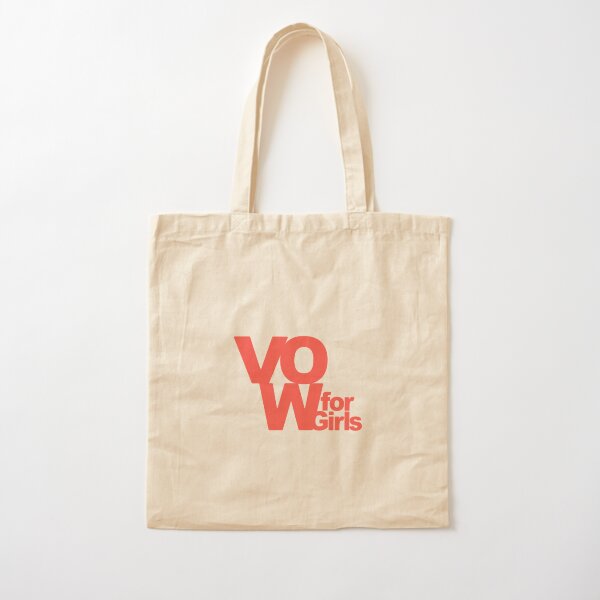 VOW for Girls (Grapefruit) Cotton Tote Bag