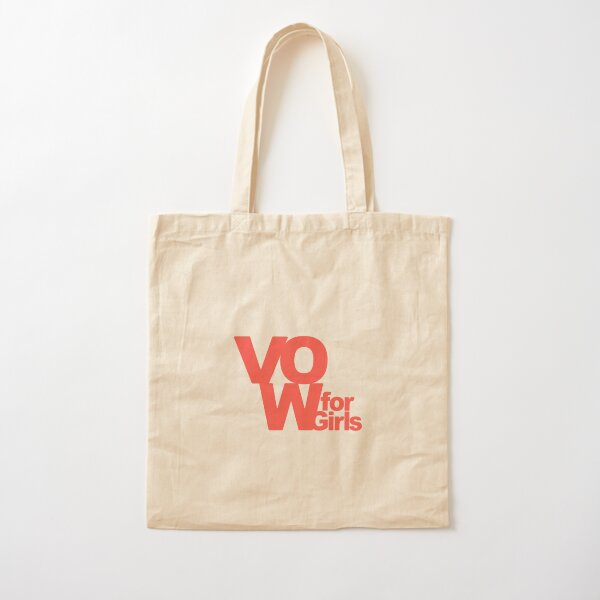 VOW for Girls (Grapefruit) Cotton Tote Bag