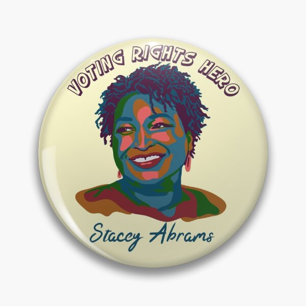 Item preview, Voting Rights Hero - Stacey Abrams designed and sold by Unhinged Heather.