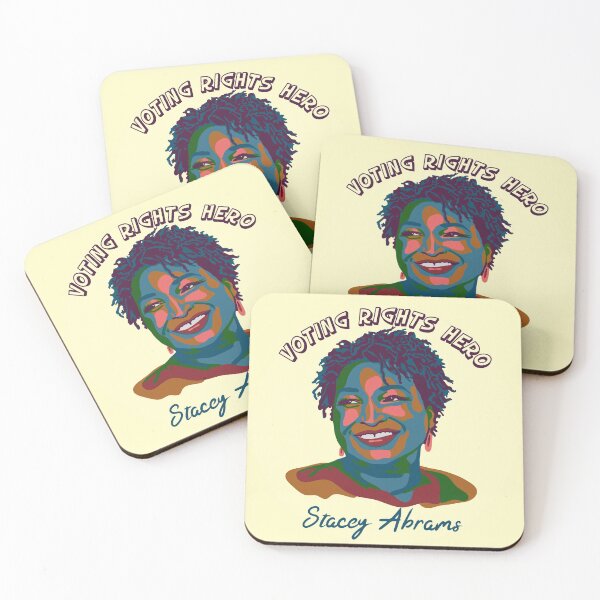 Item preview, Voting Rights Hero - Stacey Abrams designed and sold by Unhinged Heather.