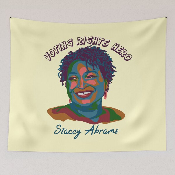 Item preview, Voting Rights Hero - Stacey Abrams designed and sold by Unhinged Heather.