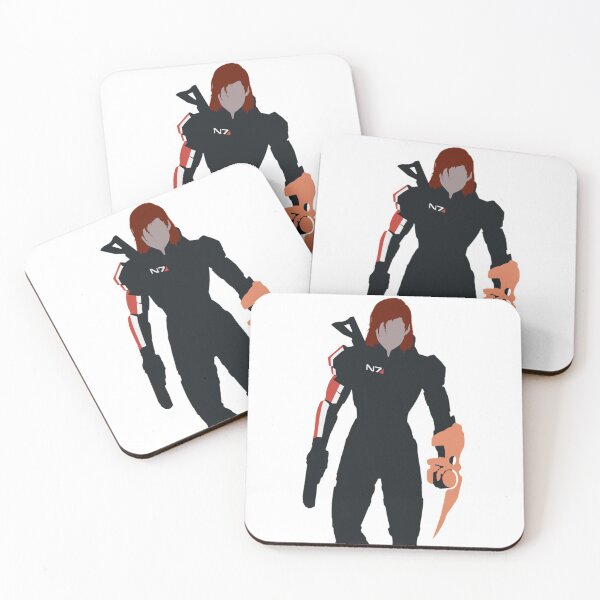 Item preview, Mass Effect - Femshep Simplistic Art designed and sold by italiantacos.