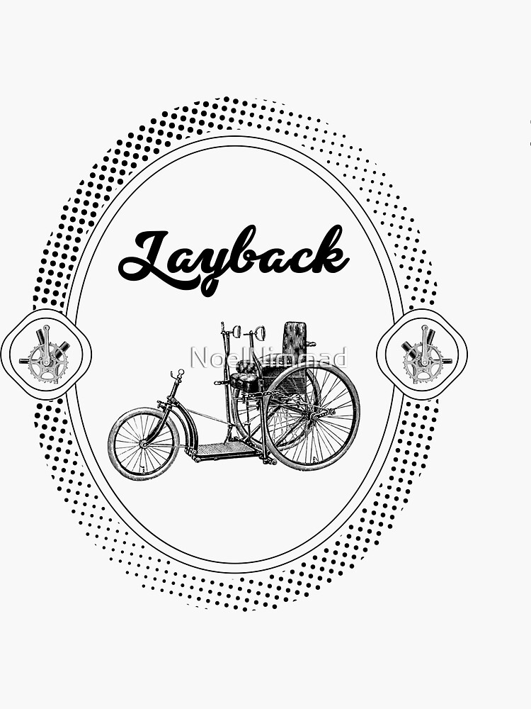 Bicycling three wheeler layback