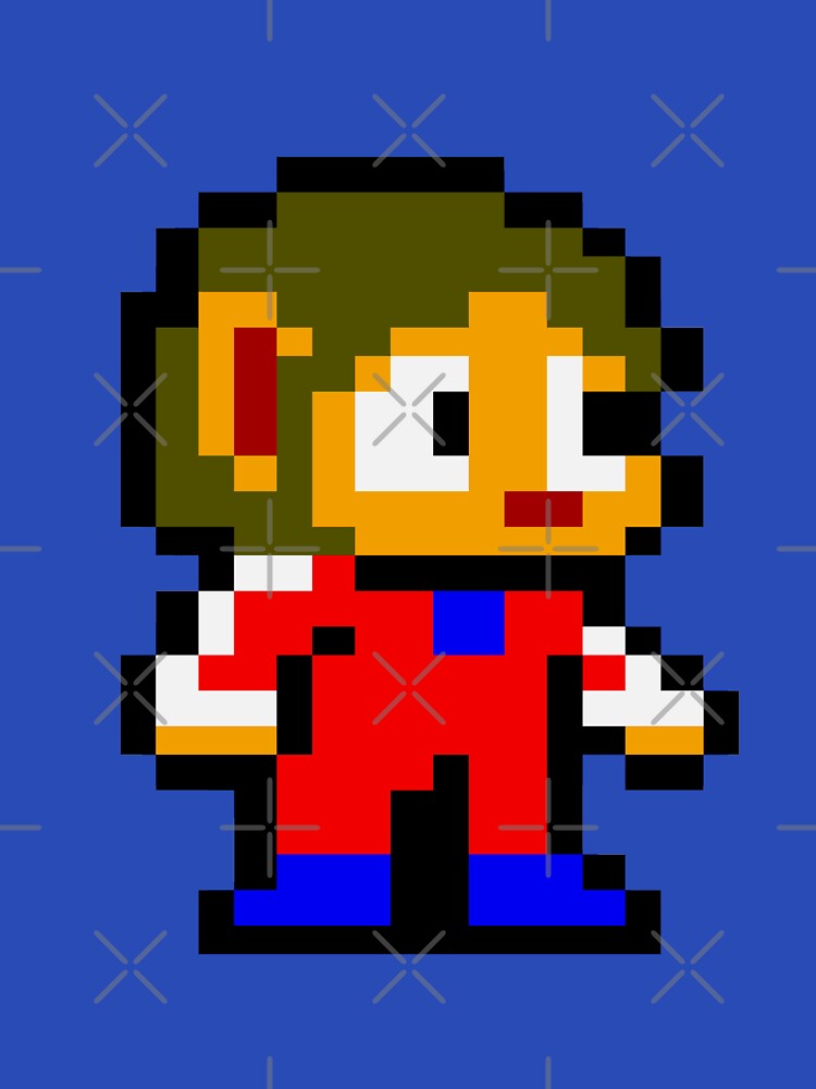 Thumbnail 7 of 7, Essential T-Shirt, Alex Kidd Pixel Art designed and sold by djspacegr.