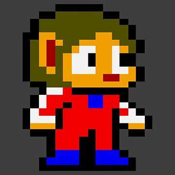 Artwork thumbnail, Alex Kidd Pixel Art by Retroperks