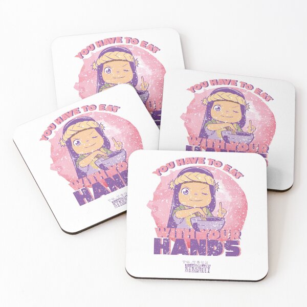Item preview, TO YOUR ETERNITY: EAT WITH YOUR HANDS (WHITE & GRUNGE) designed and sold by FunGangStore.