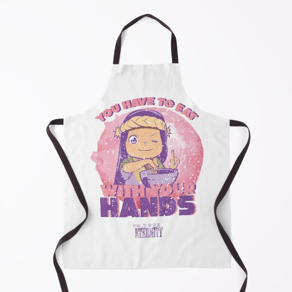 Item preview, TO YOUR ETERNITY: EAT WITH YOUR HANDS (WHITE & GRUNGE) designed and sold by FunGangStore.