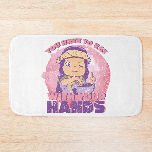 Item preview, TO YOUR ETERNITY: EAT WITH YOUR HANDS (WHITE & GRUNGE) designed and sold by FunGangStore.