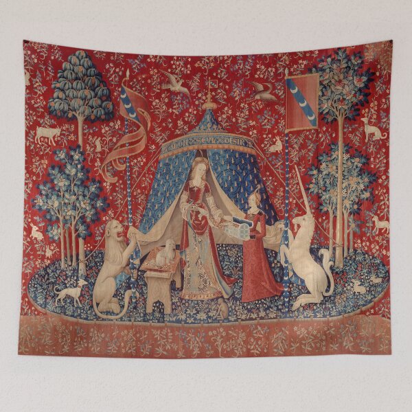 Item preview, Lady and Unicorn Medieval Tapestry - Desire designed and sold by VintageArchive.
