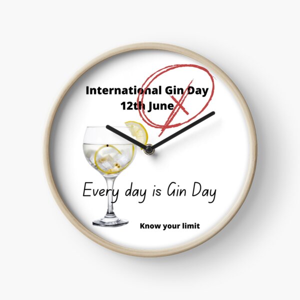 Item preview, International Gin Day - Every Day is Gin Day designed and sold by Hampshire Historica.
