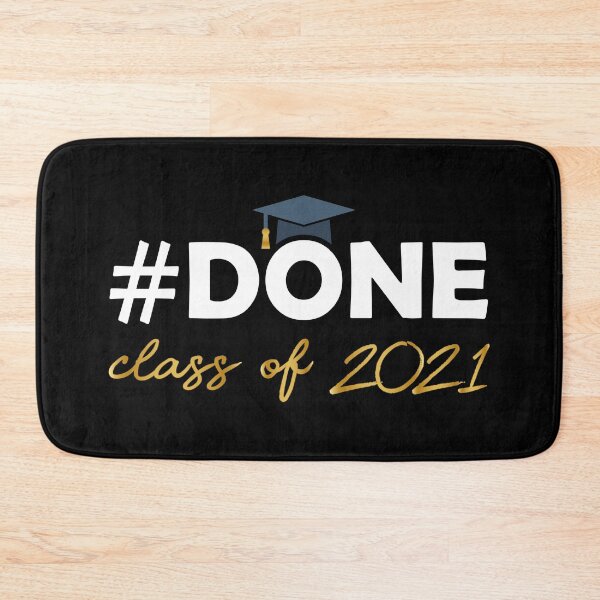 Item preview, Done - Class Of 2021 Graduation (Black BG) designed and sold by ClaudiaGrosso.