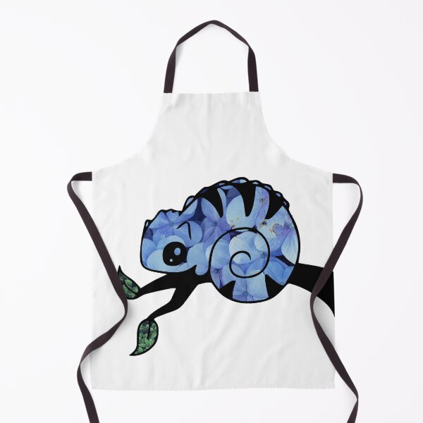 Item preview, Blue Flowered Chameleon on Treebranch designed and sold by BuzzySpaceBee.