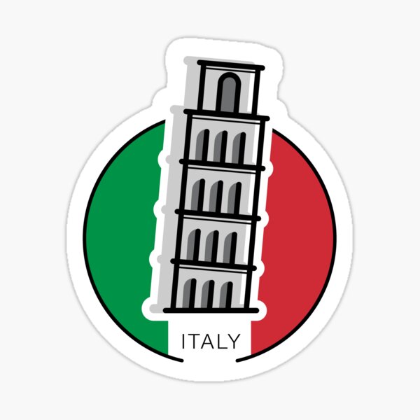 Around the world - Italy Sticker