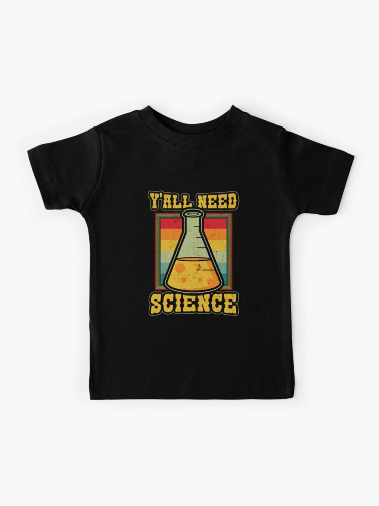 Funny Science T-Shirt For Kids Physics Chemistry Biology