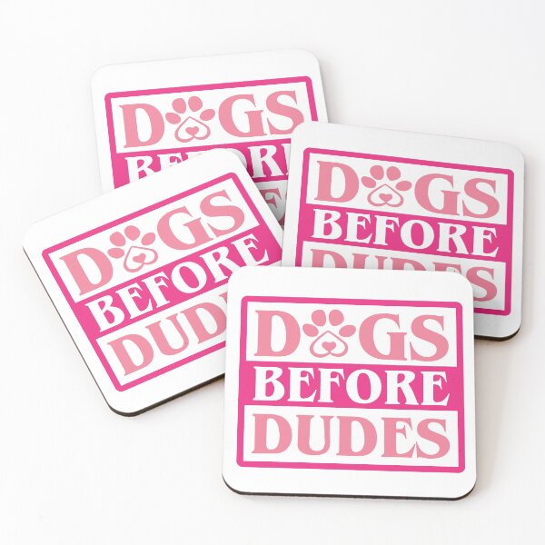 Item preview, Dogs Before Dudes - Funny pet quotes designed and sold by DebbisPalette.