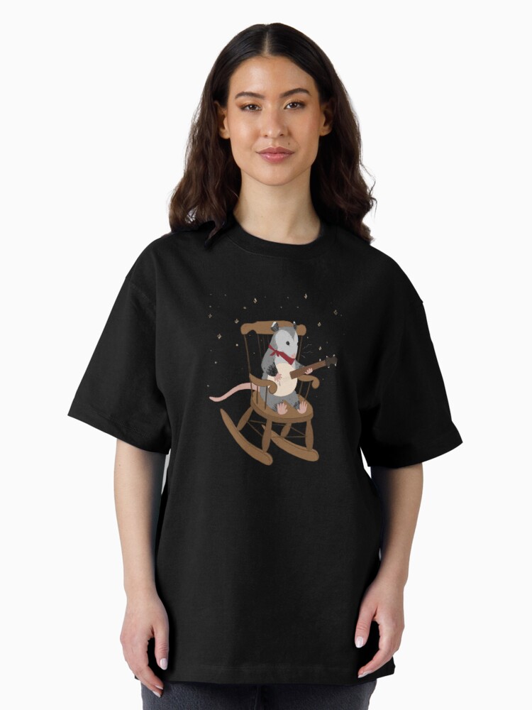 Thumbnail 2 of 7, Oversized T-Shirt, Banjo Porch Possum designed and sold by InkAndSwords.