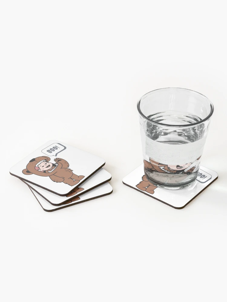 Thumbnail 2 of 5, Coasters (Set of 4), Boo Bear designed and sold by Serendipity Grace Co..