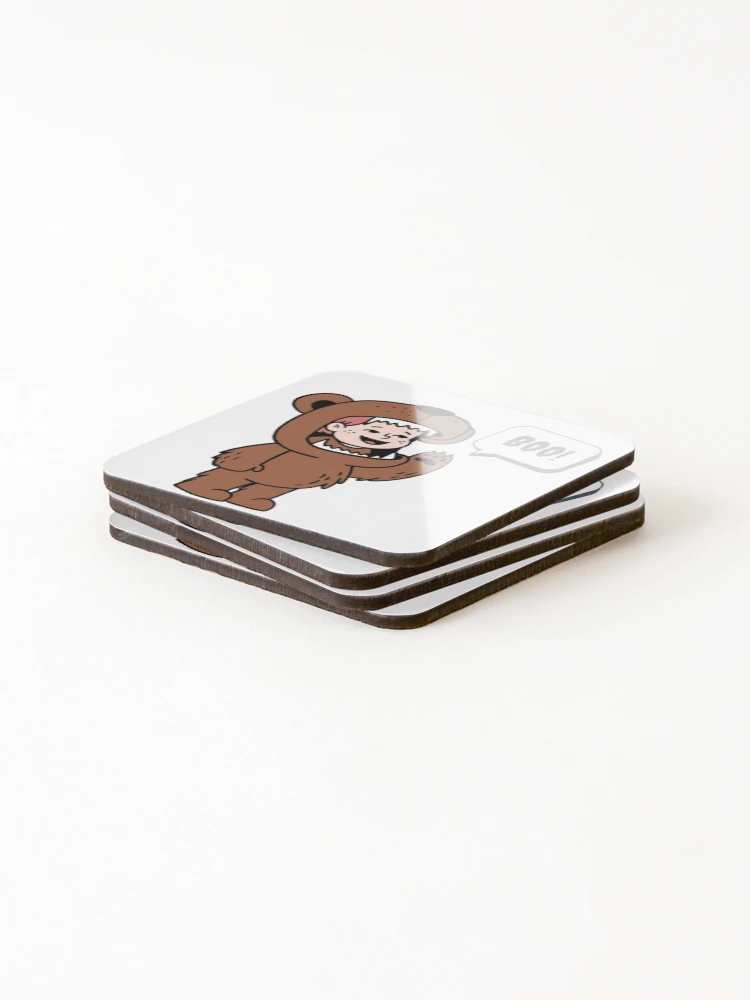 Thumbnail 4 of 5, Coasters (Set of 4), Boo Bear designed and sold by Serendipity Grace Co..