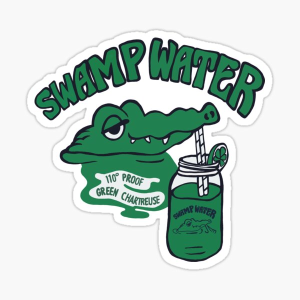 Swamp Water Chartreuse Sticker for Sale by ToruandMidori