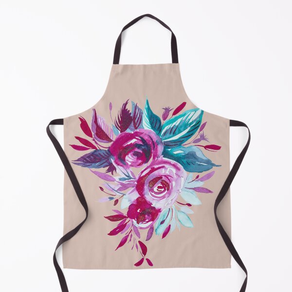 Item preview, Pink blush rose bouquet, watercolor designed and sold by IngaDesign.