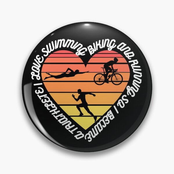 Item preview, I Love Swimming Biking Running designed and sold by Sonatablue.