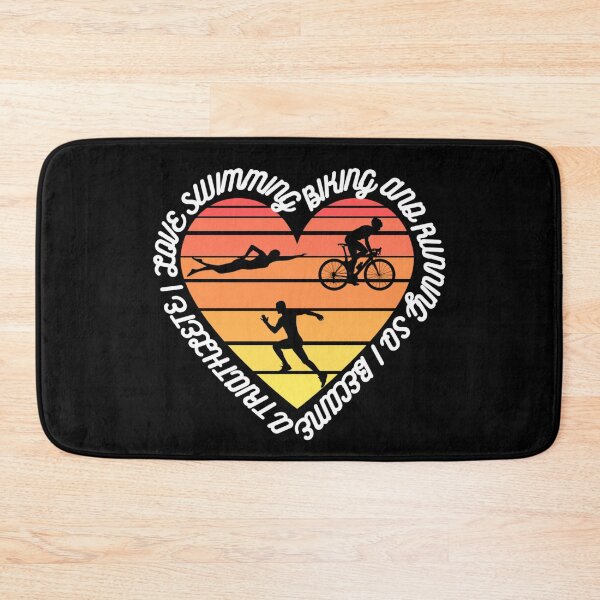 Item preview, I Love Swimming Biking Running designed and sold by Sonatablue.