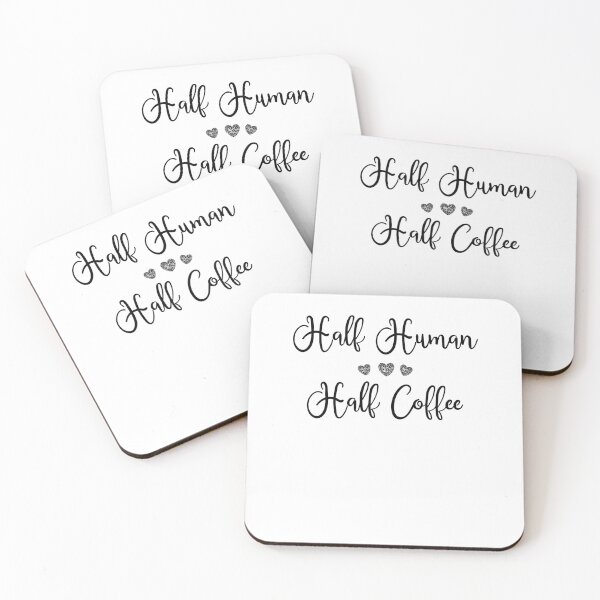 Item preview, Half Human Half Coffee designed and sold by AmazingViews.