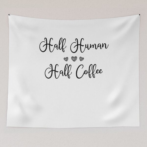 Item preview, Half Human Half Coffee designed and sold by AmazingViews.