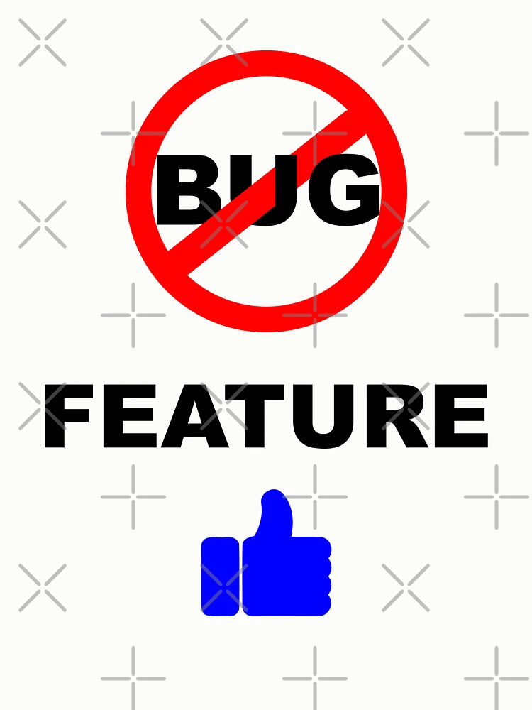 Thumbnail 6 of 6, Pullover Sweatshirt, Not a Bug, Feature, Software Bugs, Software Testing, Software Engineer, Computer Science, Programming Humor designed and sold by Max-Wear.