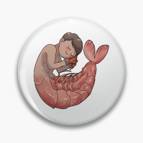 Item preview, Prawnskier with a Conch designed and sold by SarahLumenHeine.