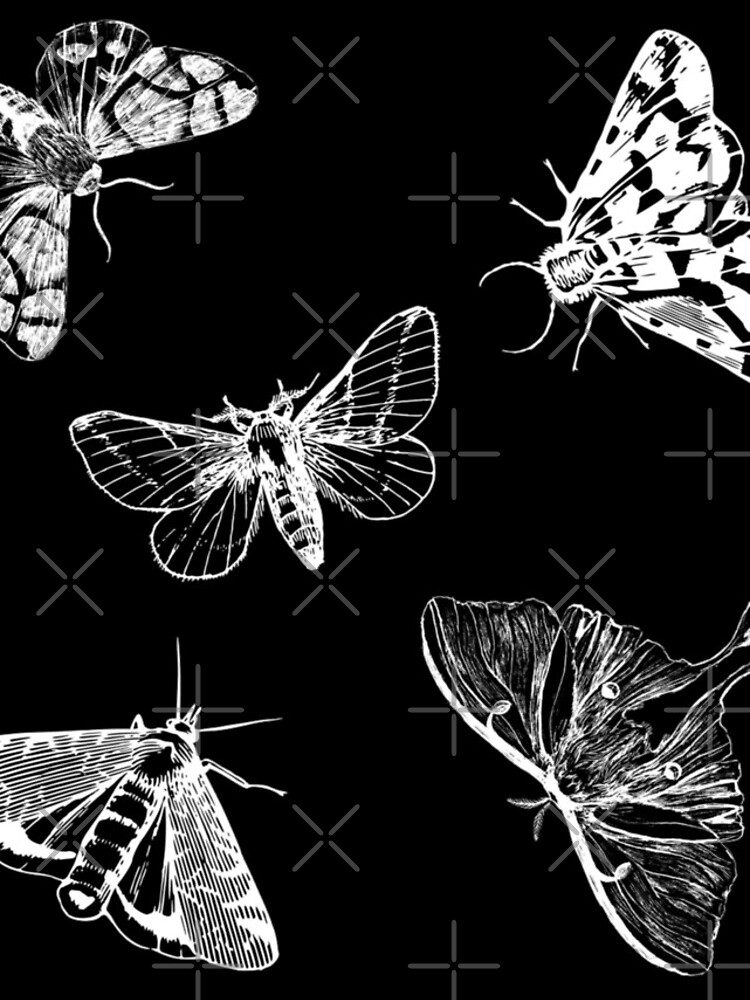 Thumbnail 4 of 4, iPhone Case, Moth Pattern designed and sold by Veriepear.