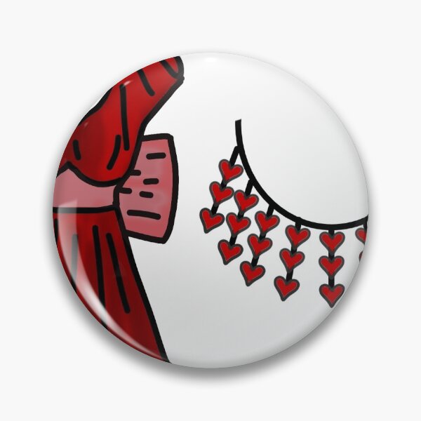 Item preview, Red dress and heart-shaped necklace designed and sold by AdamasNemesis.