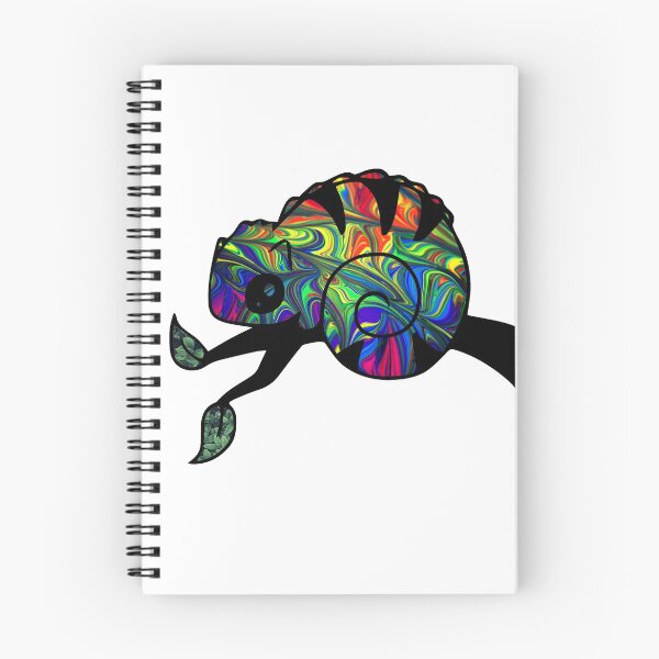 Item preview, Rainbow Chameleon on Treebranch designed and sold by BuzzySpaceBee.