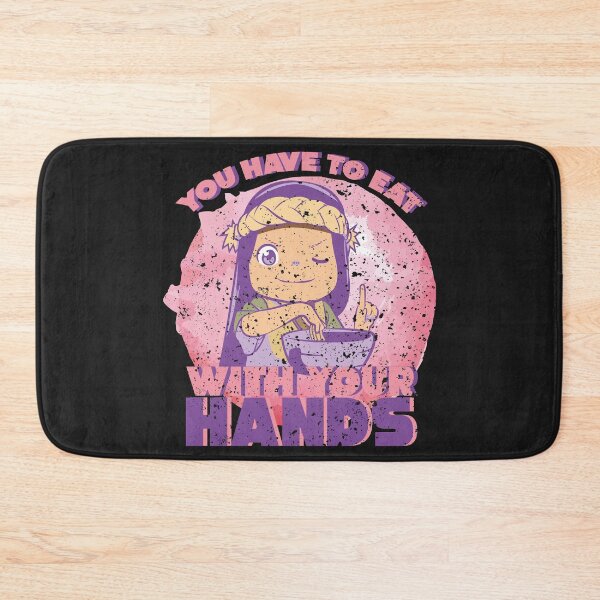 Item preview, TO YOUR ETERNITY: EAT WITH YOUR HANDS (BLACK & GRUNGE) designed and sold by FunGangStore.