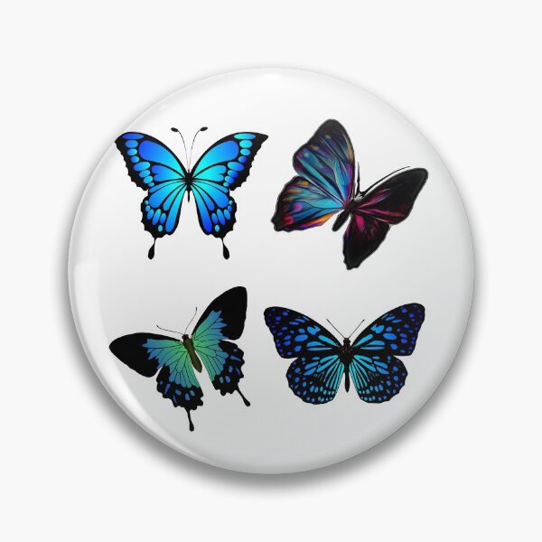 Item preview, Beautiful Blue Butterfly Sticker Pack designed and sold by UpbeatGarden.