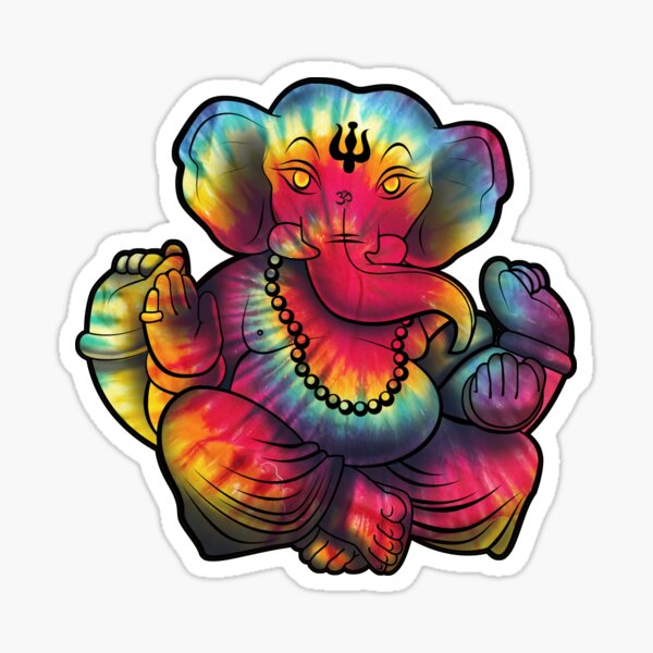 Ganesh Ji Hindu God Sticker Photo