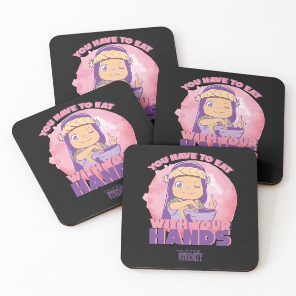 Item preview, TO YOUR ETERNITY: EAT WITH YOUR HANDS (BLACK) designed and sold by FunGangStore.