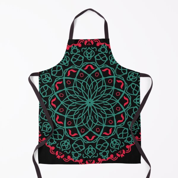 Item preview, Green and pink mandala of happiness designed and sold by CutieBlue.