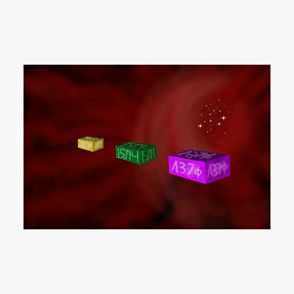 Item preview, Cargo pod train in nebula designed and sold by AdamasNemesis.