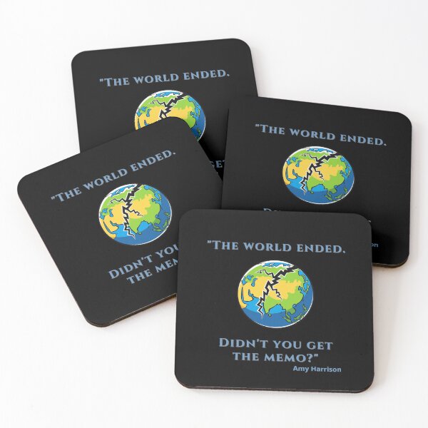 Item preview, The world ended designed and sold by Tendência Ninja.
