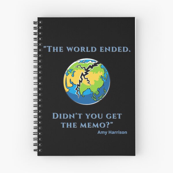 Item preview, The world ended designed and sold by Tendência Ninja.