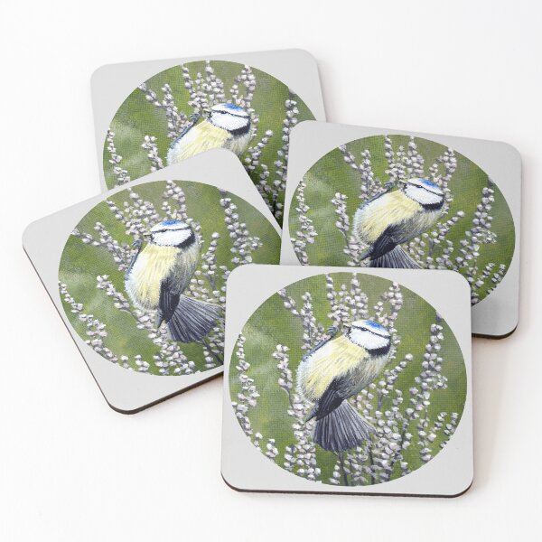 Item preview, Comon Tit Painting (grey) designed and sold by SandraWarmerdam.