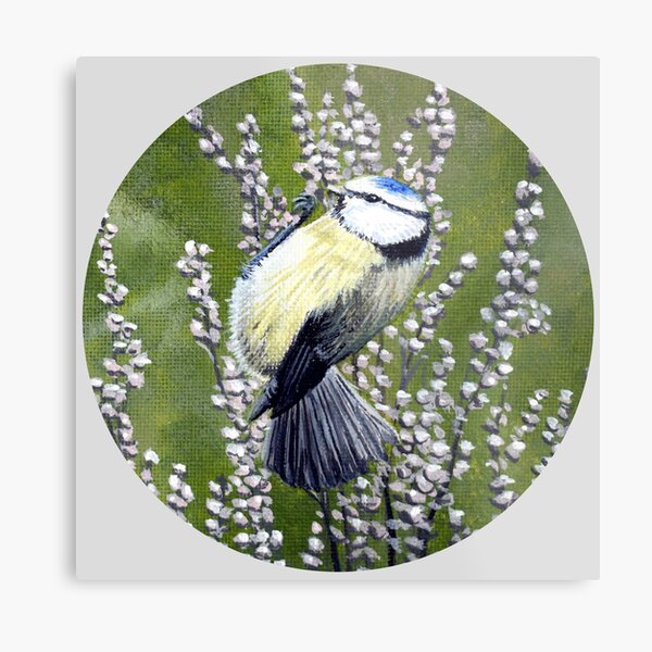 Item preview, Comon Tit Painting (grey) designed and sold by SandraWarmerdam.