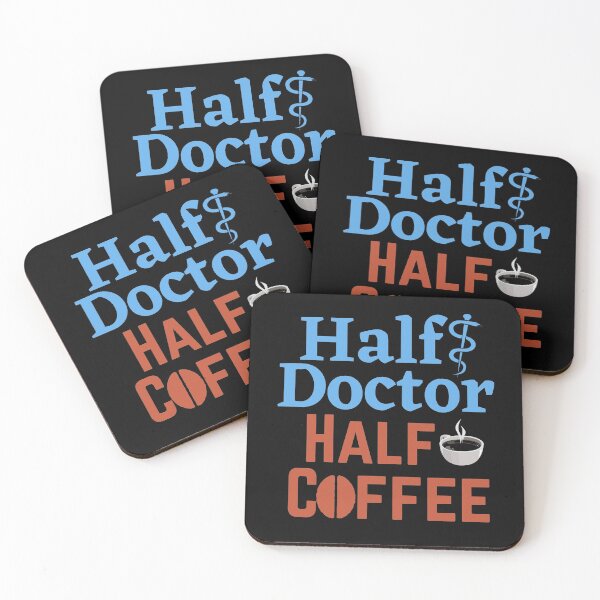 Item preview, Half Doctor Half Coffee: Half Human Half Coffee designed and sold by ACC .