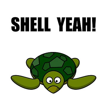 Artwork thumbnail, Shell Yeah Turtle by TheBestStore