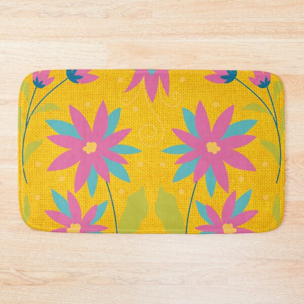 Item preview, Floral Fabric Textured Effect 1960s Vibes Boho Aesthetics [#212] designed and sold by AfriStyleUK.