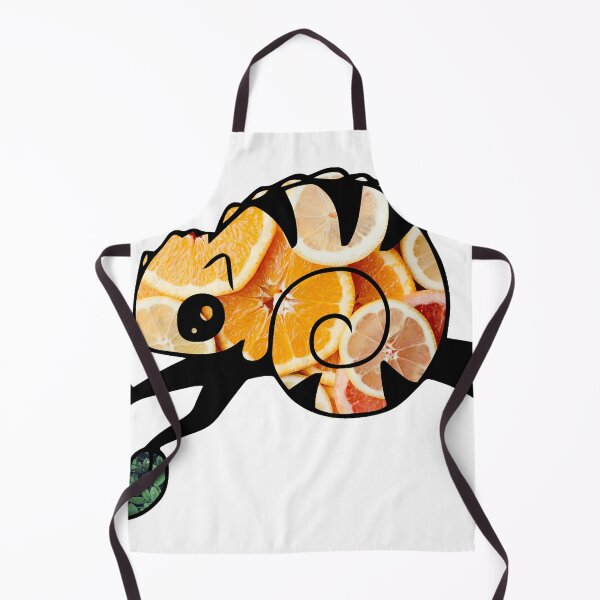 Item preview, Citrus Fruit Chameleon on Treebranch designed and sold by BuzzySpaceBee.
